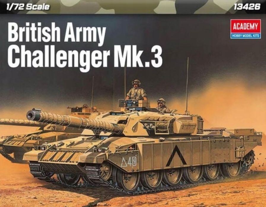 Academy 13426 czołg Challenger Mk.3 model do sklejania 1:72