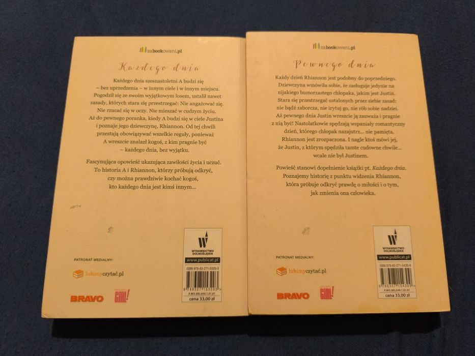 David Levithan - Każdego dnia; Pewnego dnia