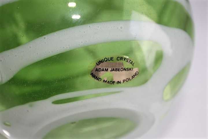 Adam Jabłoński - wazon, sygnowany- Unique Cristal
