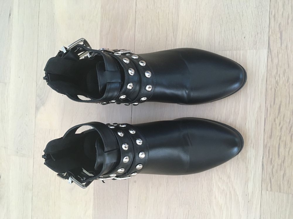 Botki workery czarne rozmiar 38