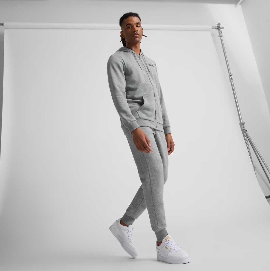 Сірі чоловічі штани puma essentials logo men's pants нові оригінал