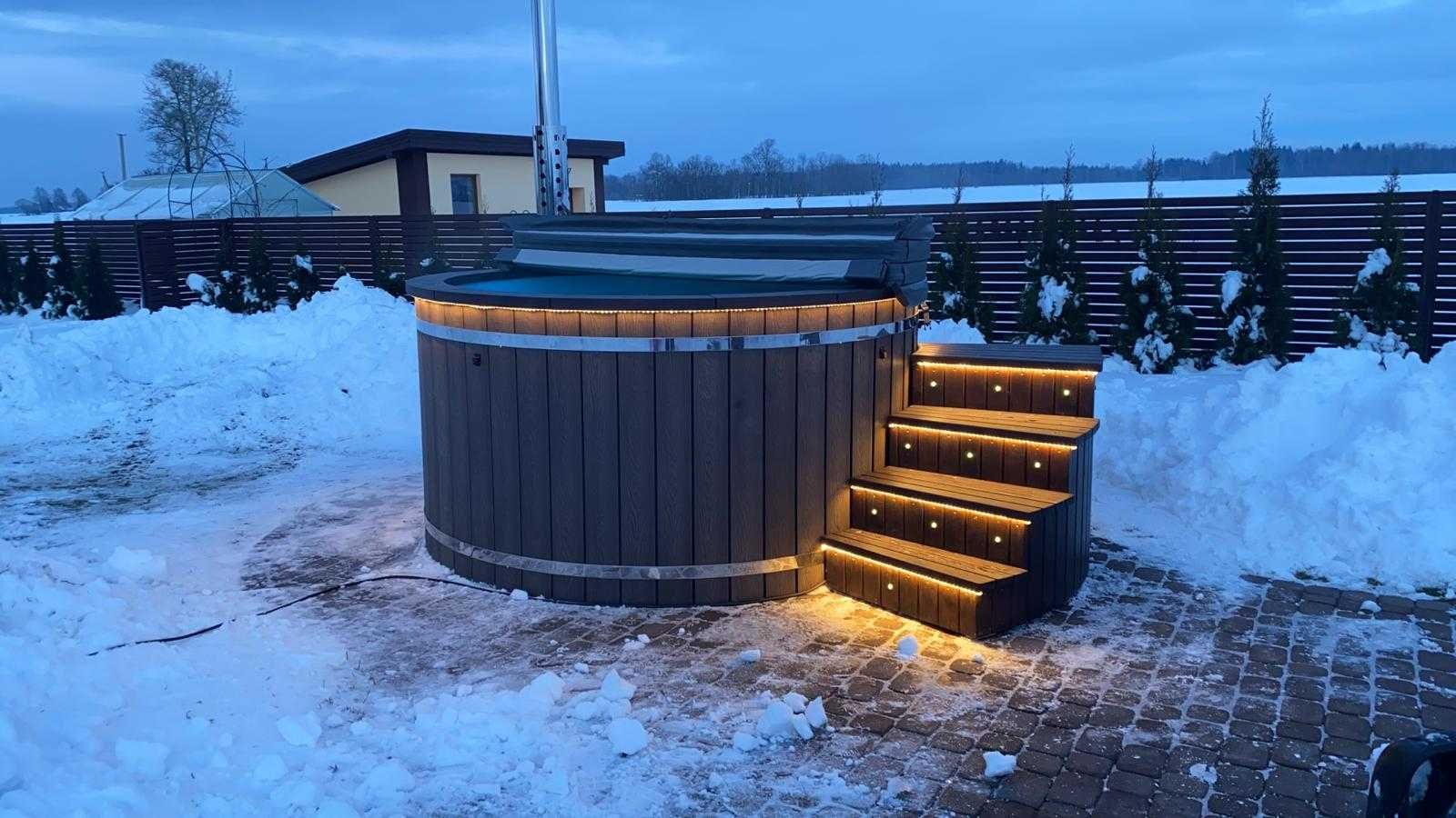 Jacuzzi Ogrodowe Balie Kąpielowe Bania Gorąca Beczka od Producenta LT