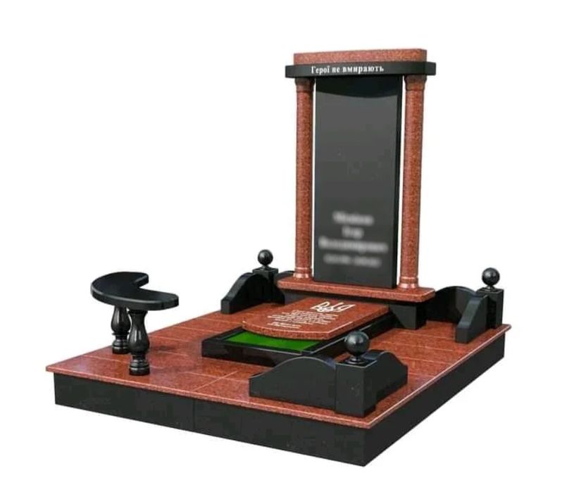 Пам'ятники з граніту під ключ, виготовлення і встановлення пам'ятників