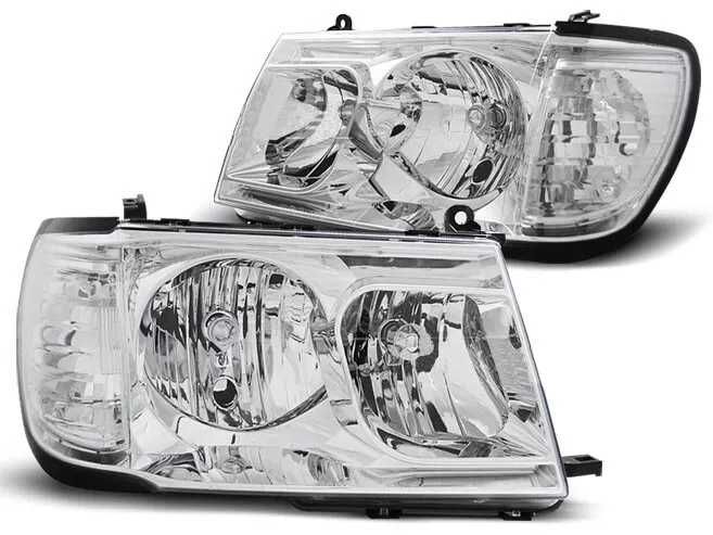 Фары Ленд Круизер 100 фары toyota land cruiser 100 наложка DEPO