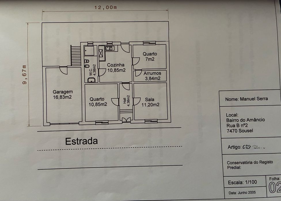 Moradia T2 - Vila Sousel