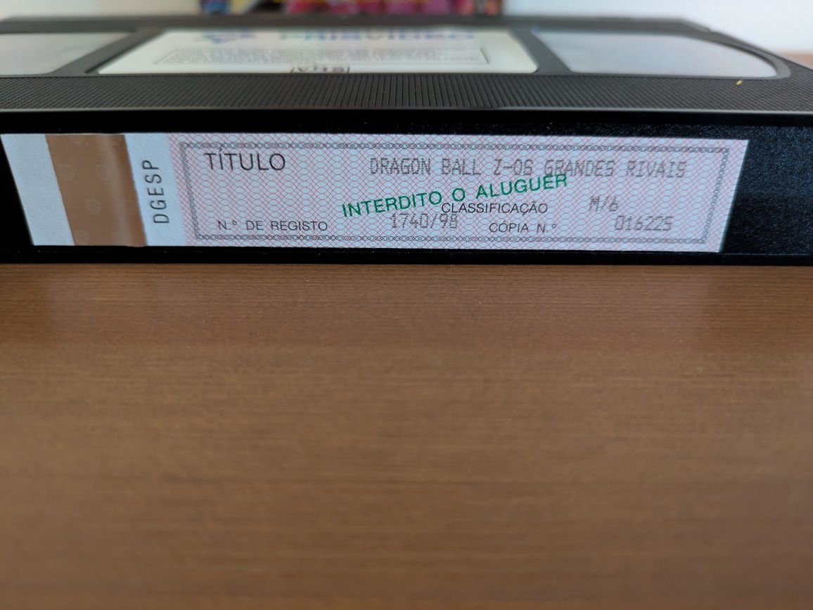 VHS Dragon Ball Z " Os grandes Rivais " (Optimo Estado)