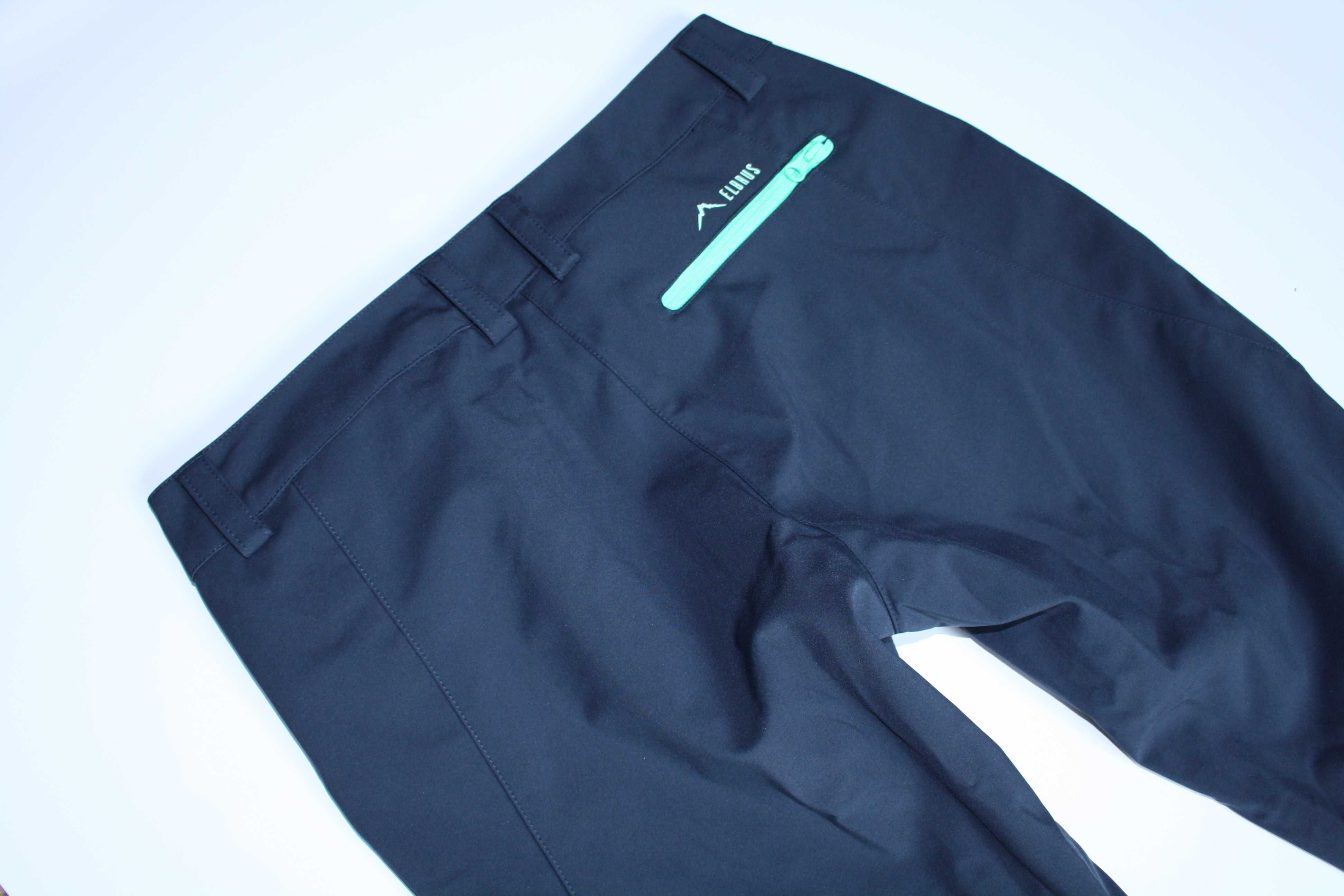 Damskie spodnie softshellowe ELBRUS GIANNA WO’S XL 42 green trekking