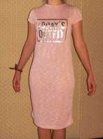 Новое трикотажное детское платье YD с принтом 158 для девочки 13-15