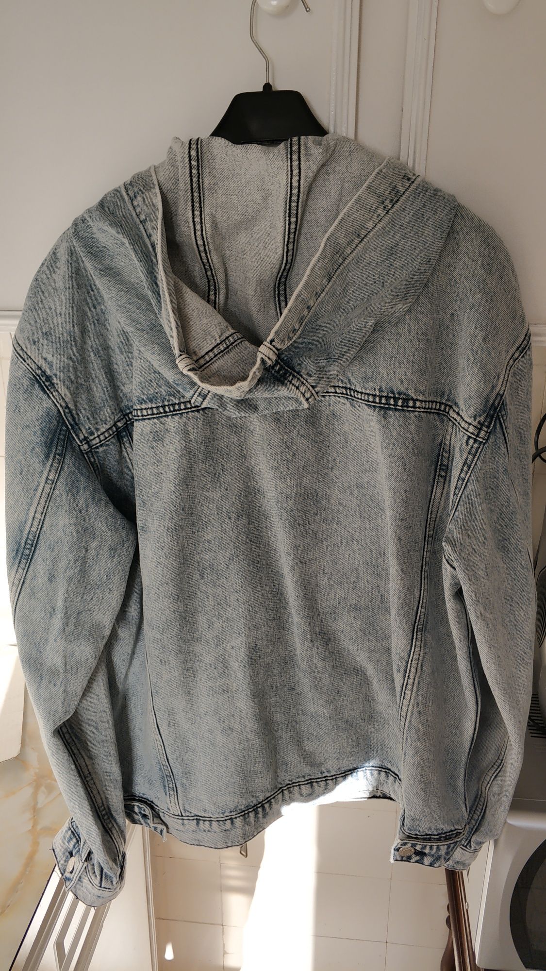 [Novo] Casaco/Blusão Ganga/Jeans Pull & Bear com Capucho - M