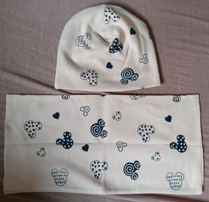 Komplet: czapka + komin