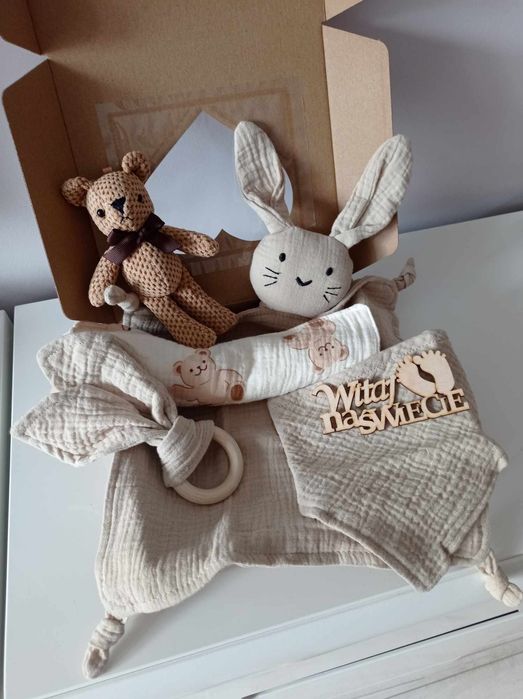 Zestaw Prezentowy baby shower narodziny chrzest prezent baby box
