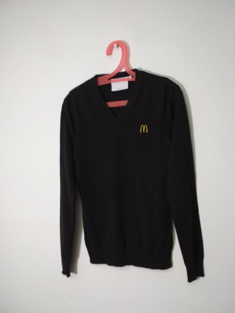 Ted Bernhardtz At Work McDonald's czarny sweter XS
