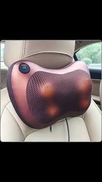 Масажна подушка Car and Home Massage Pillow, масажер для шиї автомобіл