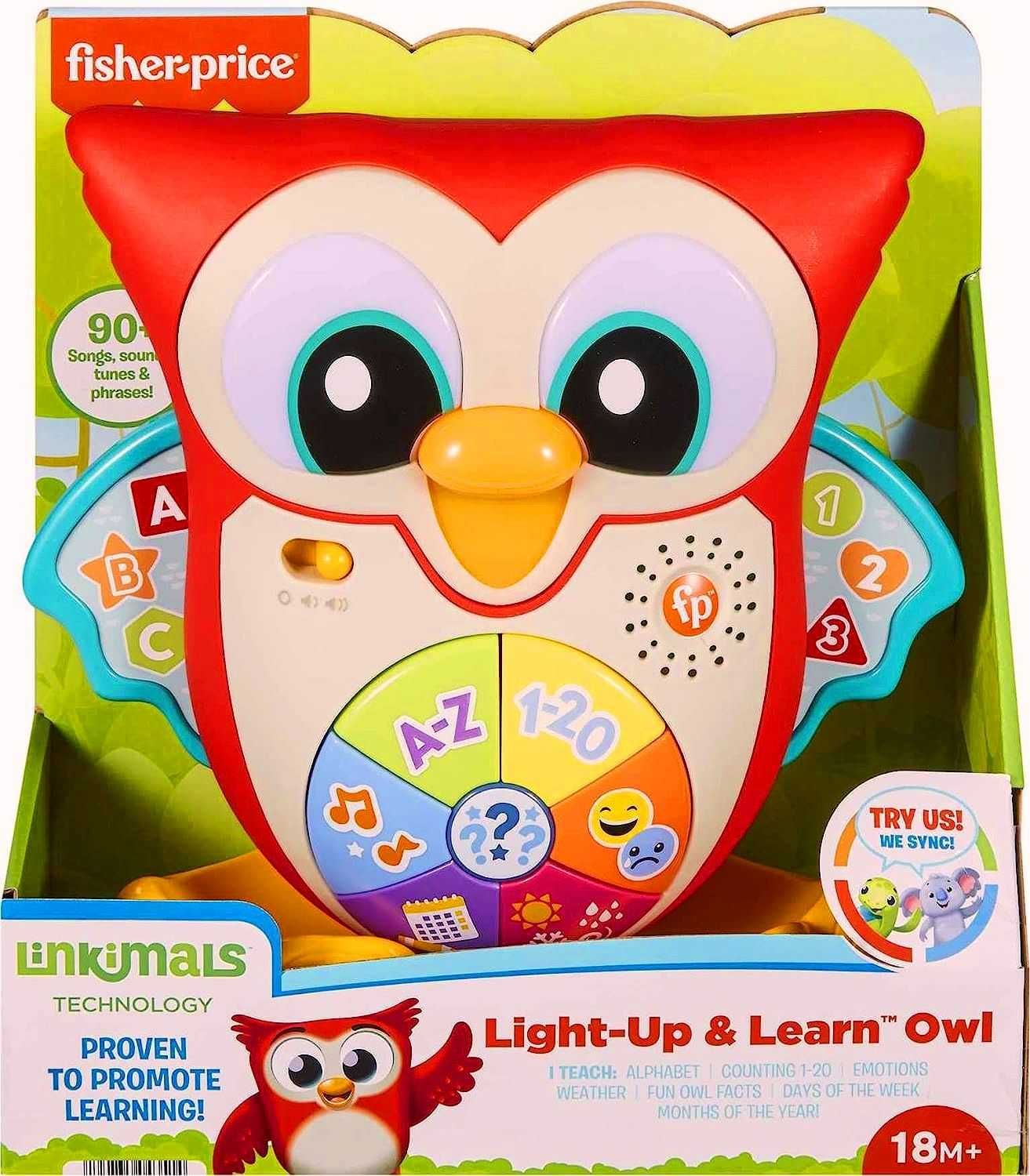 Fisher-Price Linkimals Learning Owl.  Розумна Сова Фішер Прайс