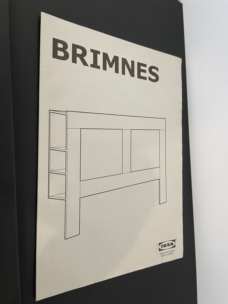 Cabeceira de cama IKEA BRIMNES (como nova)
