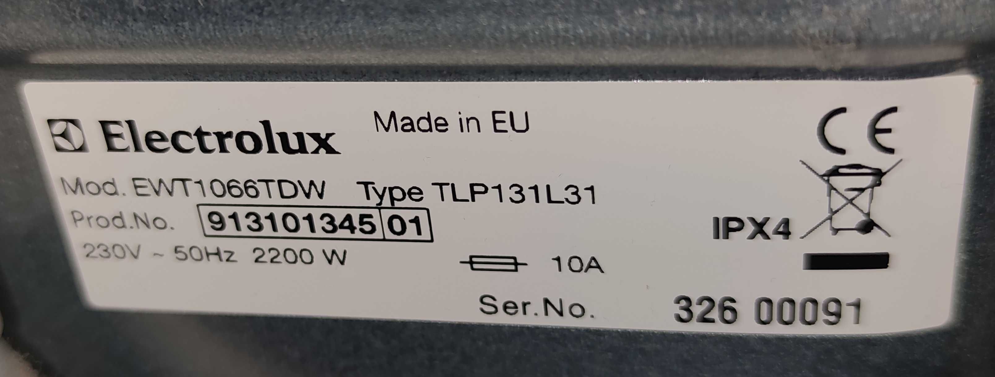 electrolux ewt1066tdw części moduł wyświetlacza, silnik