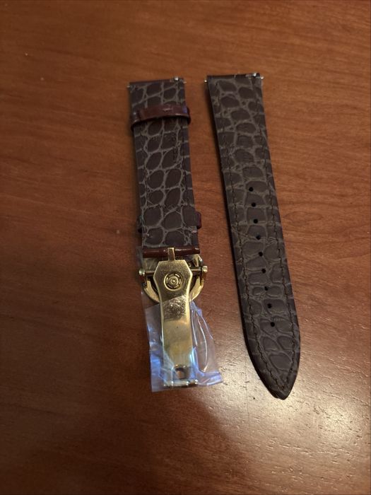 Bracelete para relogio de luxo em pele