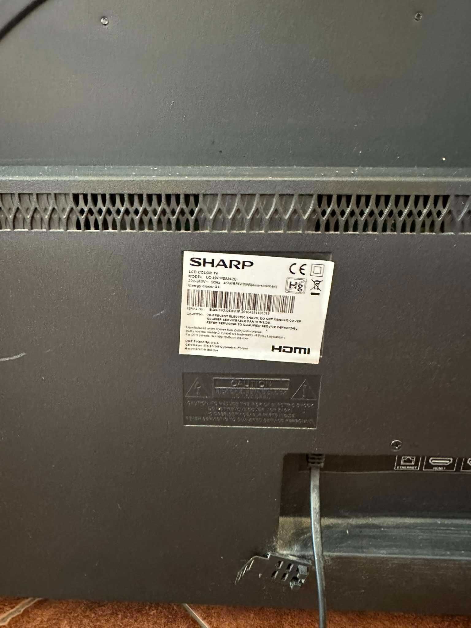 Telewizor SHARP  LC-40CFE6242E bez pilota