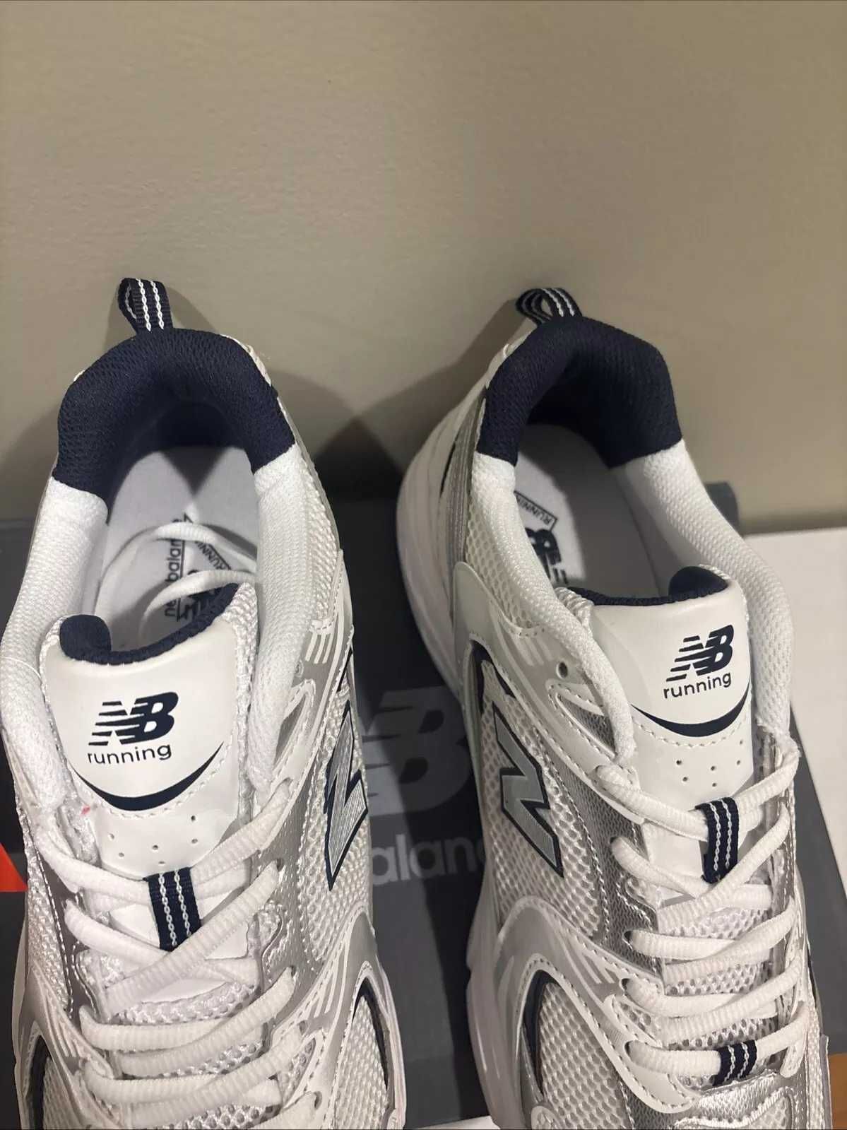 NewBalance _Nowy*530_White_Silver_Navy*UnisexTrampk38.5