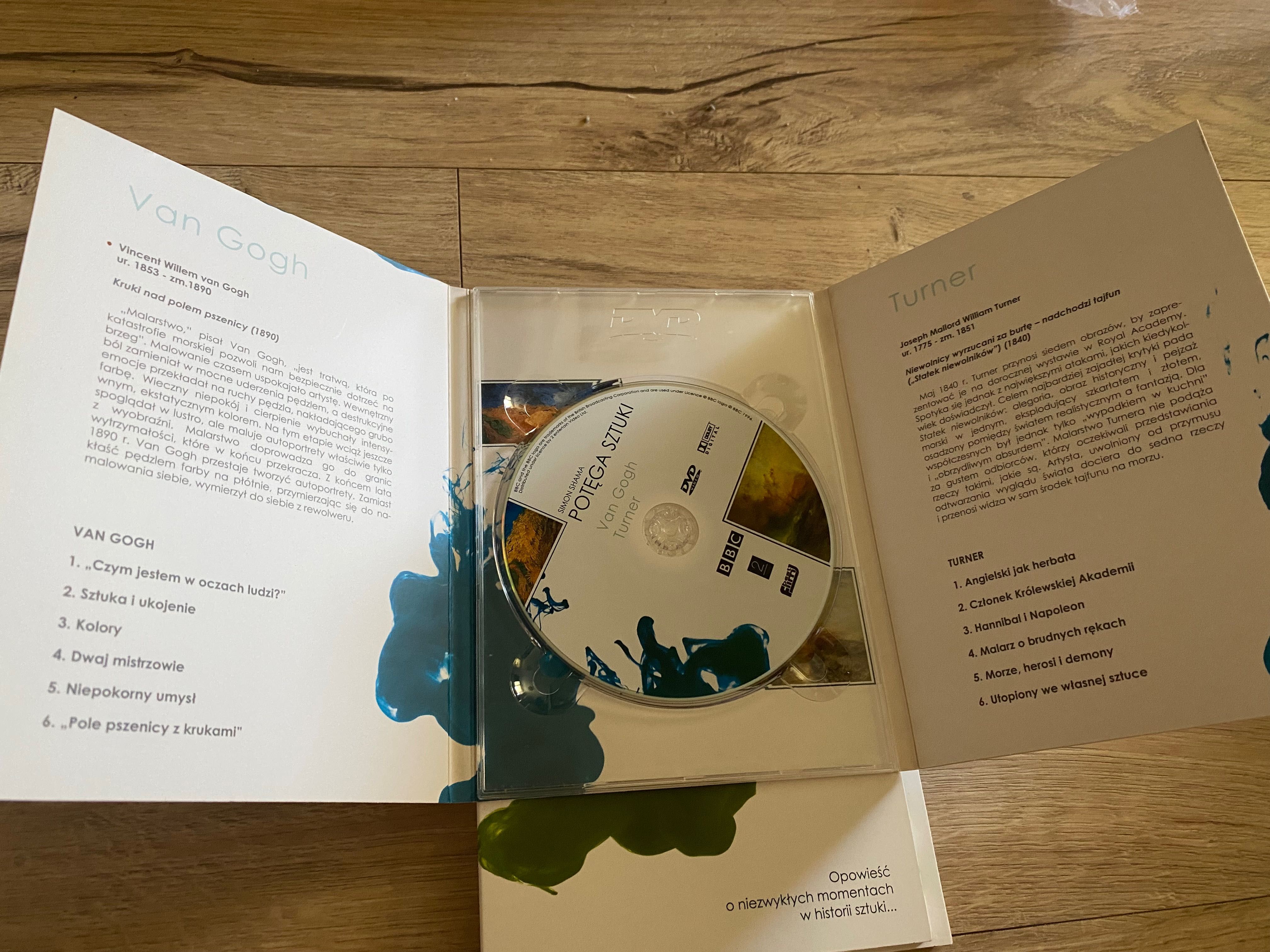 DVD Potęga sztuki  Van Gogh Picasso Rembrandt