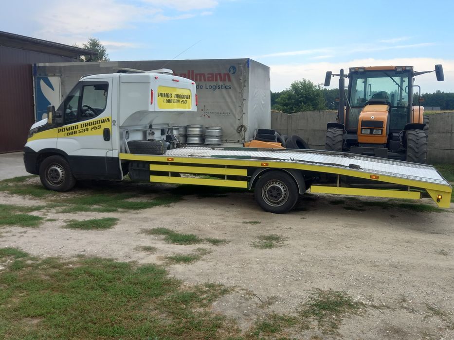 Transport Maszyn Rolniczych Budowlanych Pomoc drogowa