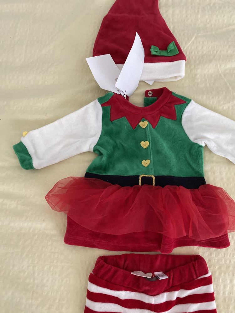 Fato de duende de natal para bebé  - 1 mês CHICCO