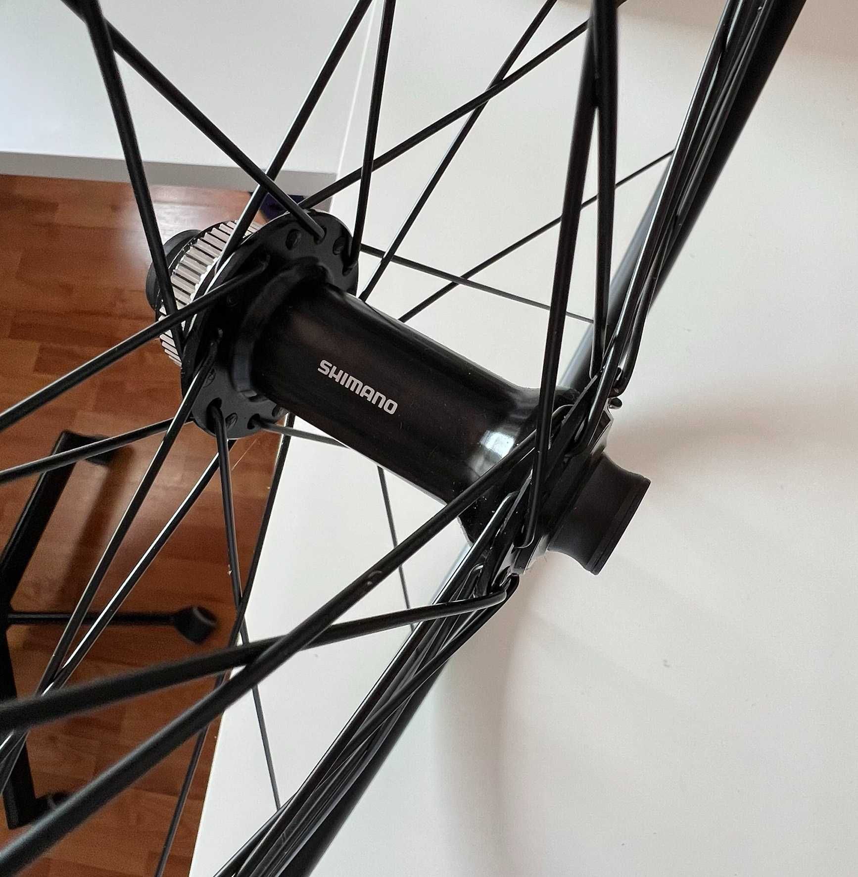 Aros Canyon 29'' XC 25 AL NOVOS aluminio pretos frente e traseiro