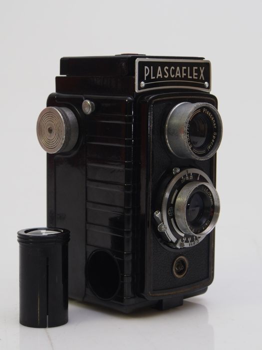 Camera TLR Plascaflex V45 Bakelite vintage anos 50