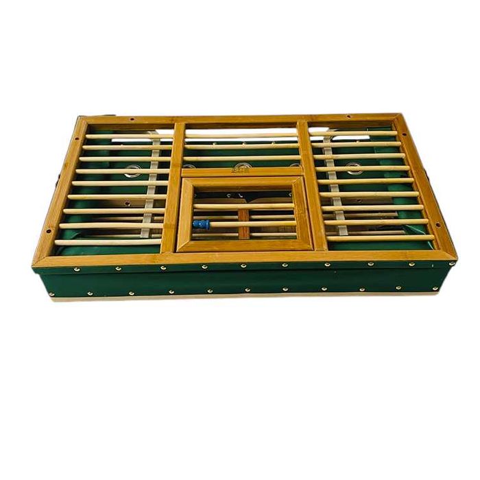 Kosz transportowy dla gołębi składany 80 X 42 X 23 CM duży zielony