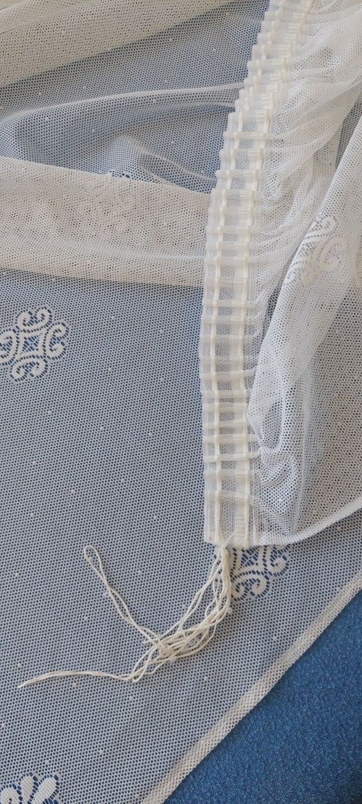 Firanka ażurowa biała