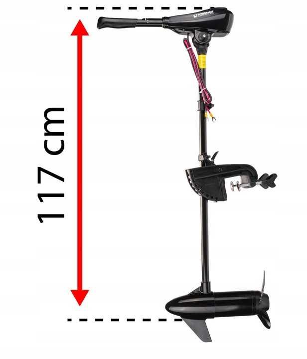 Silnik ZABURTOWY Elektryczny 65lb Do Łodzi Pontonu , 2 lata gwarancja