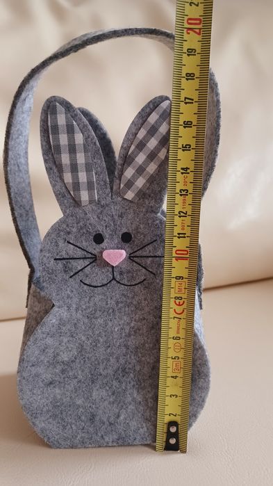 Koszyczek wiosenny zając Wielkanoc