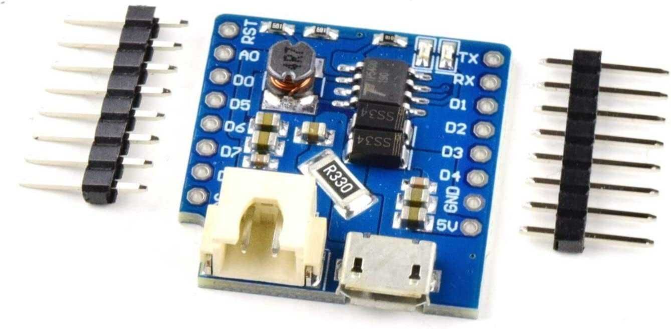 Battery Shield V1.1.0 WeMos D1 mini (Зарядний акумуляторний модуль)
