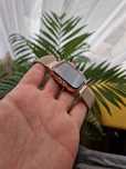 Smartwatch złoty, komplet z drugim paskiem