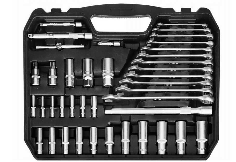 NOWY zestaw narzędzi kluczy Neo Tools 216 elementów  1/2" 3/8" 1/4"