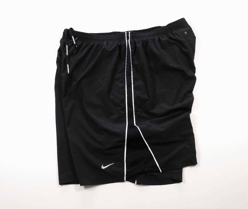 NIKE Running Athletic Dri-Fit Męskie Spodenki Szorty Czarne Rozmiar  L