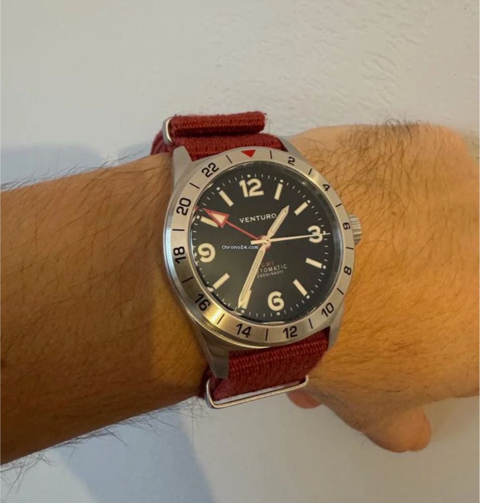 Zegarek Gruppo Gamma Venturo Field III GMT microbrand Singapur