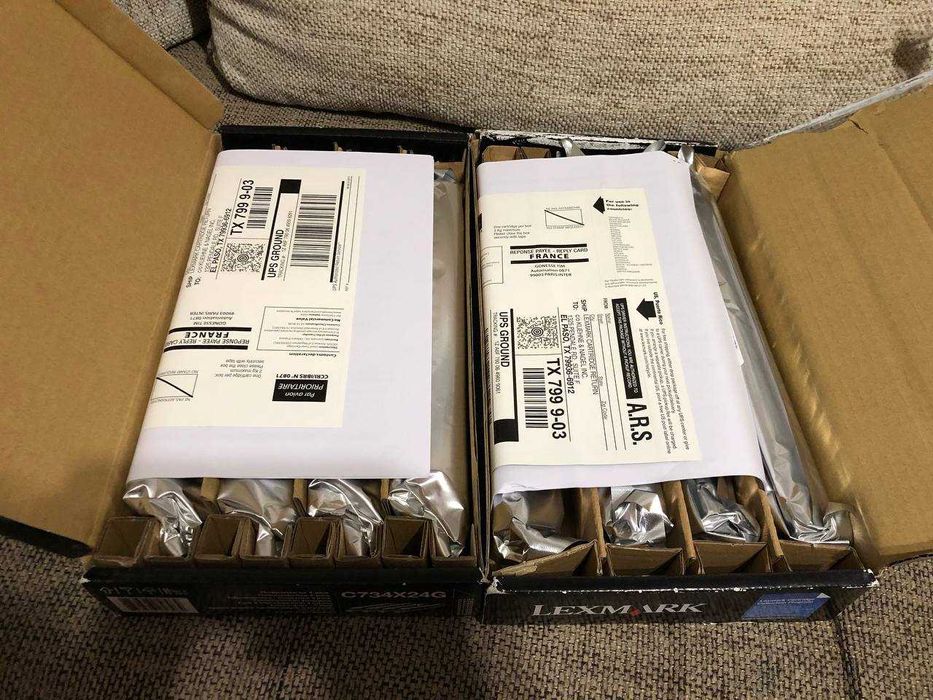 Комплект картриджів Lexmark C734/C736/X734/X736/X738 4 шт