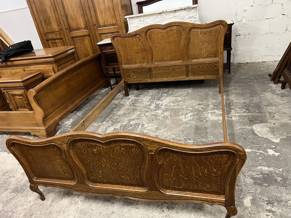 Drewniane łóżko ludwikowskie/Raty