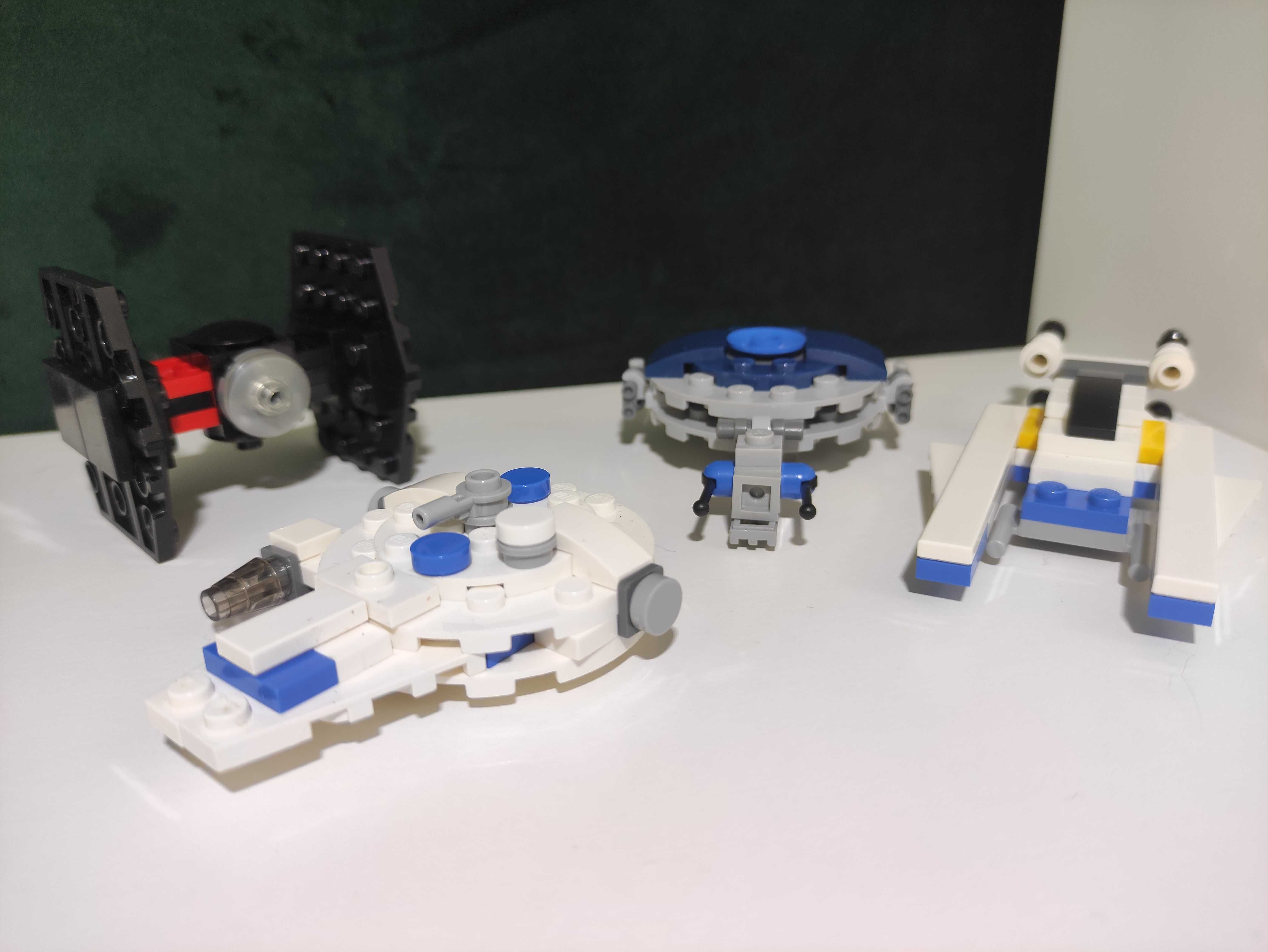 Lego Star Wars zestaw 8-miu mini statków