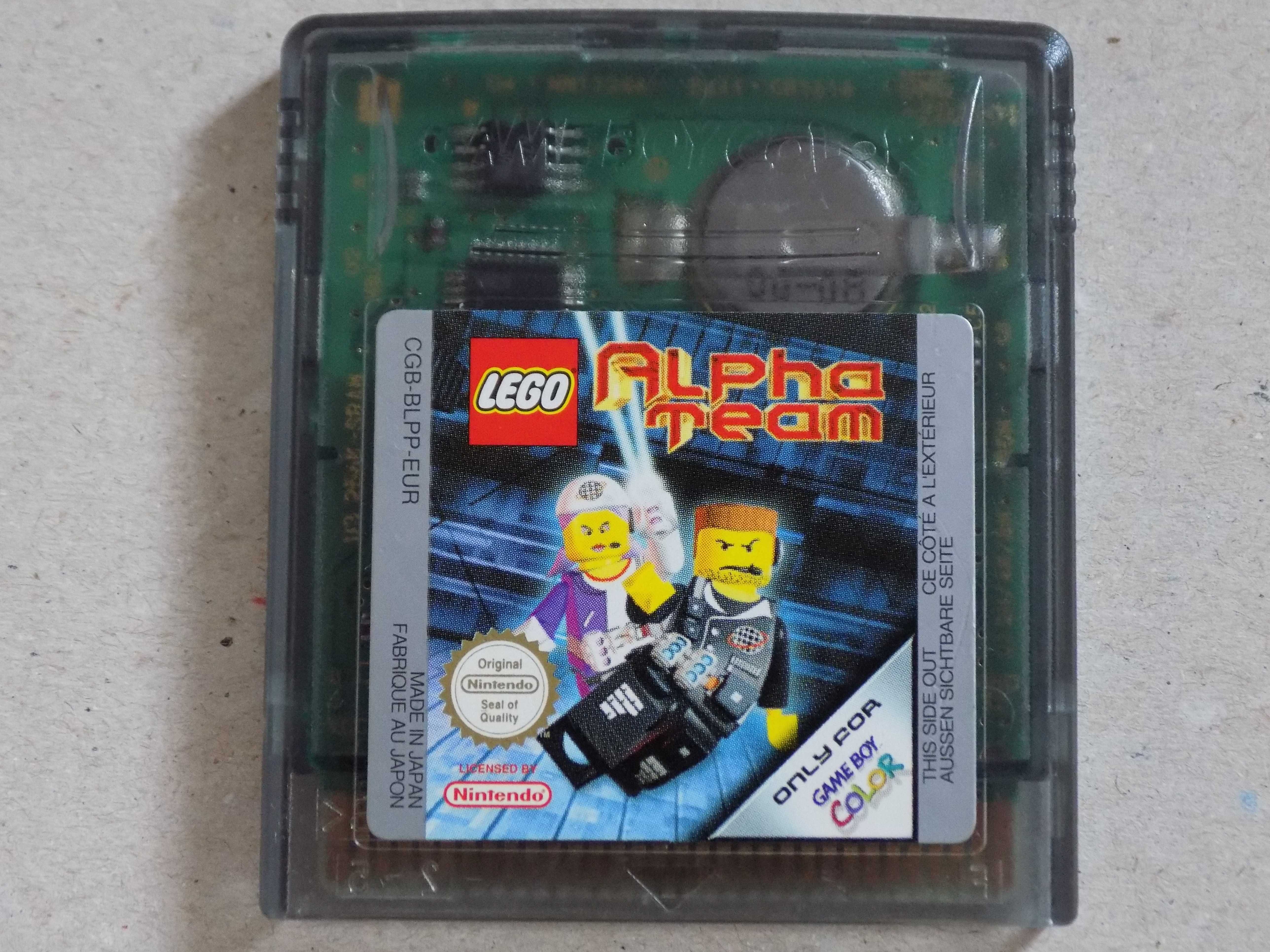 LEGO Alpha Team -Nintendo GameBoy Color GBC- działa z Game Boy Advance