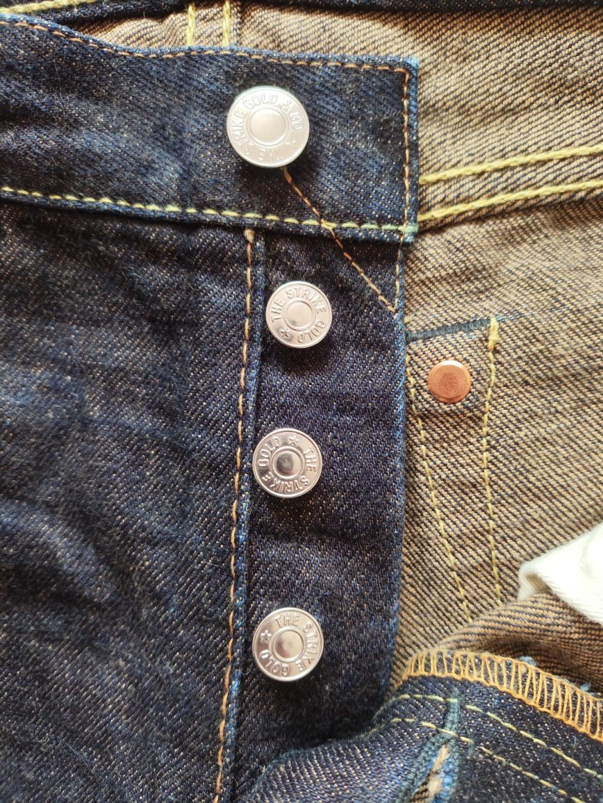 Джинсы The Strike Gold SG2109 Brown Weft selvedge selvage селвидж