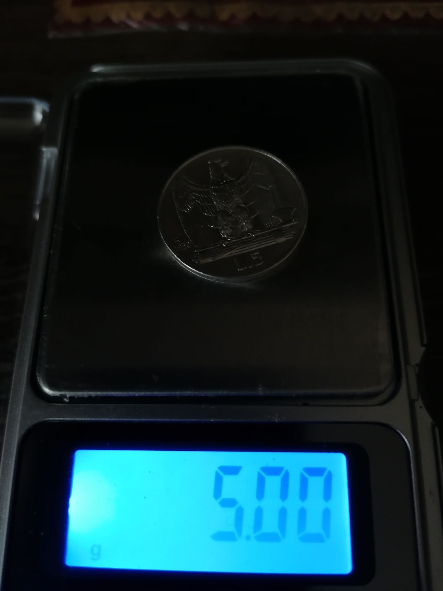 Проється монета номіналом 5 лір 1930 р Італії