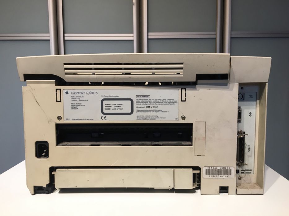 Drukarka Laserowa Macintosh Apple Laser Writer 12/640 PS 1996 Vintage