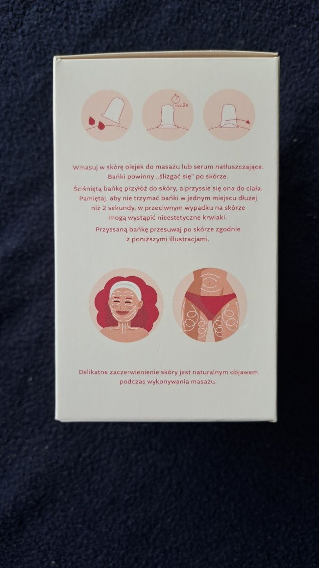 Bańki do masażu do twarzy many beauty Secret głów nowe