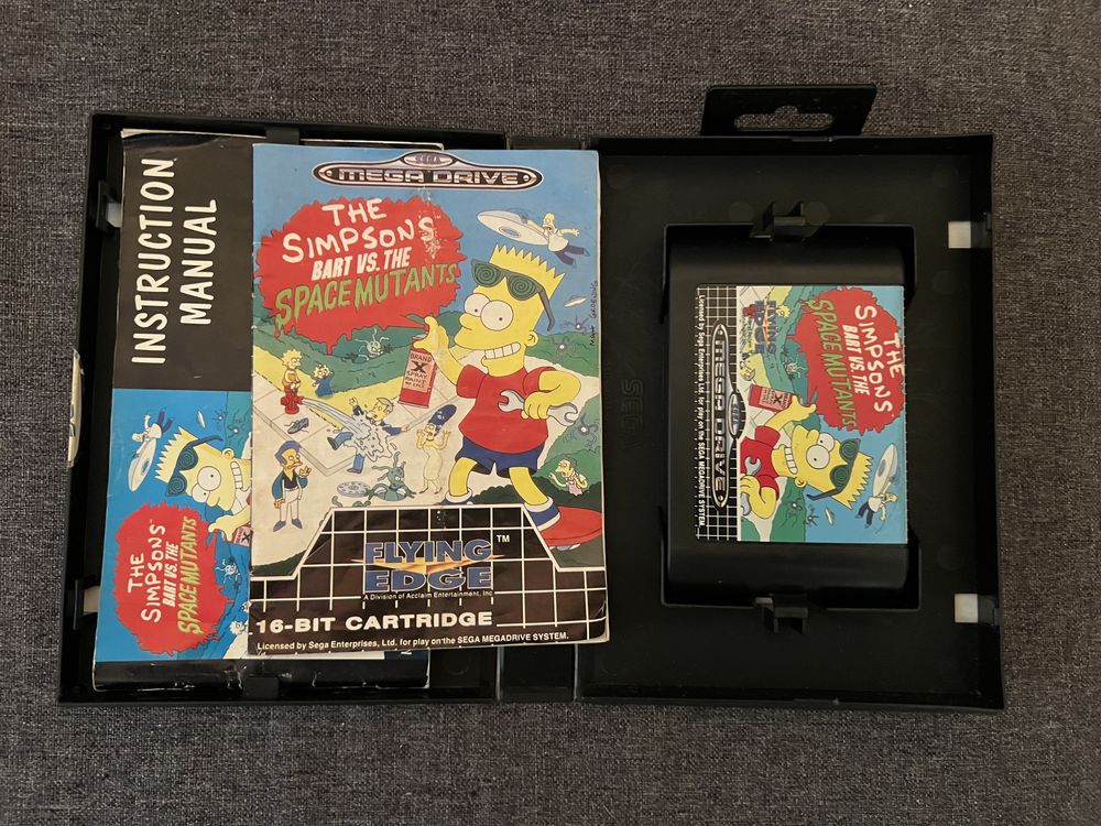 The simpsons Bart vs the Space Mutants sega mega drive