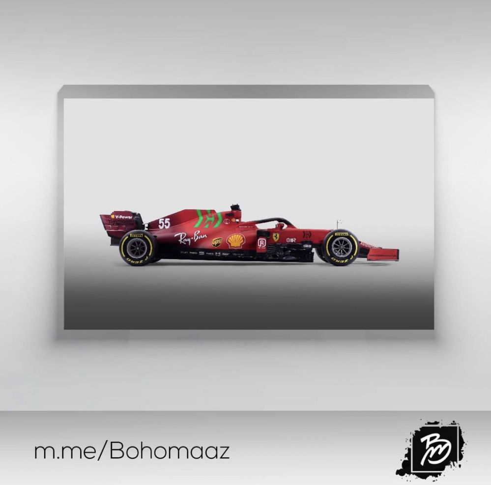 Plakat 100x70cm Ferrari F1
