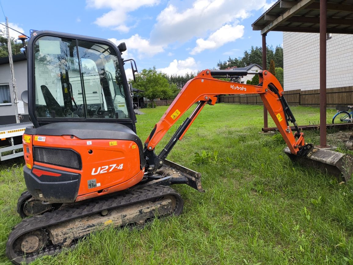 Minikoparka kubota u 27-4