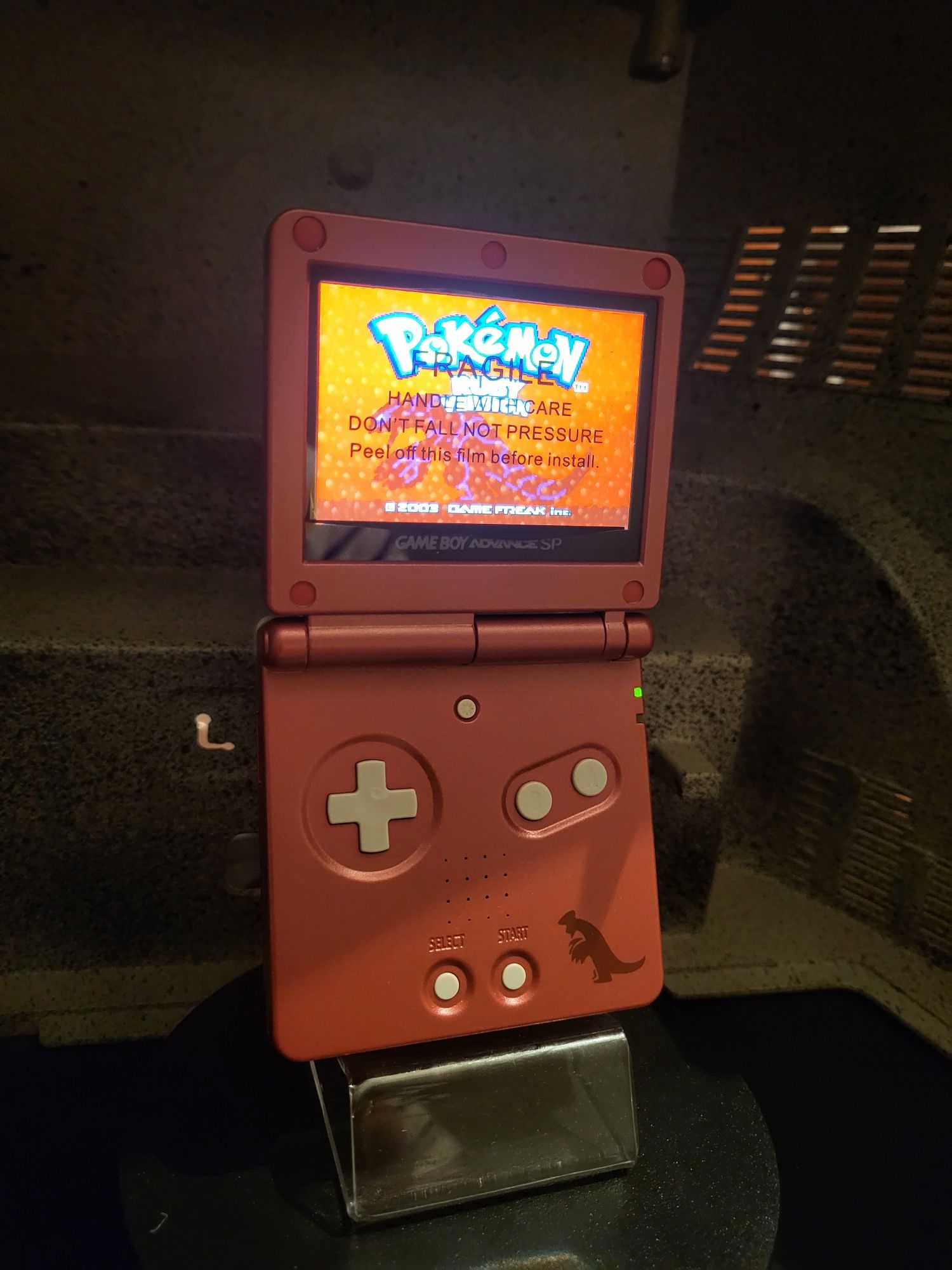 Gameboy Advance SP Groundon