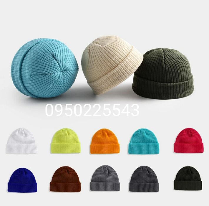 РАСПРОДАЖА Шапка "X" Polo ,Леон,бини,шапка короткая beanie шапка бини